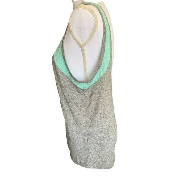 Victoria's Secret Womens Tank Top Low Open Back Gray Little Angel Wings M - Picture 4 of 10